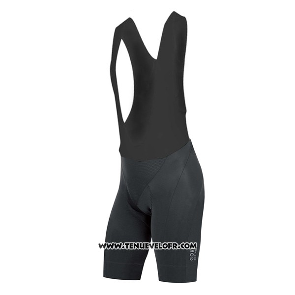 2017 Maillot Ciclismo Gore Bike Wear Power Oxygen-ws-so Noir Manches Courtes et Cuissard
